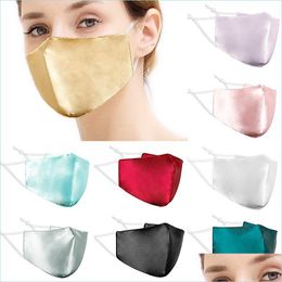 Andere huizentuin imiteerde zijden gezichtsmasker herbruikbaar met verstelbare oorlussen comfortabel ademende wasbare wasbare maskers voor vrouwen meisje dht7i