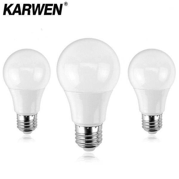 Autre Maison Jardin KARWEN Ampoule LED Ampoule E27 E14 3W 5W 7W 9W 12W 15W 18W Smart IC lampe Lumière Blanc Froid Lampada Bombilla Lampe 230807