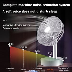 Andere huizentuin kasydoff schuddenhoofdventilator 4-versnellingen windregulering Rustig en comfortabele woonkamer slaapkamer Power Bank Electric Fan 230525