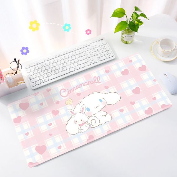 Other Home Garden Belle Anime Chien Blanc Imprimé Tapis De Souris Tapis De Table Bureau Étudiant Gaming Épaissie Grande Écriture Coussin Antidérapant 80x30cm 230705