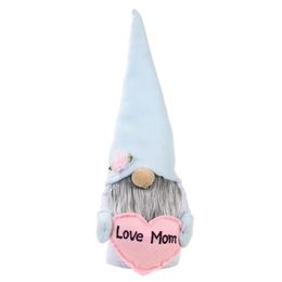 Otros gnomos de la madres del jardín del hogar Gnomos sin rostro Dwarf Doll Conejo Lade Featy Toys Love Mom Kids Gift Happy Pascua Decoración HHC7 DH9QT