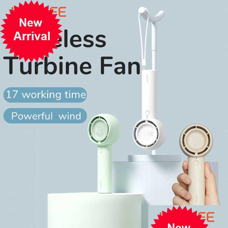 Otro jardín de casas New Jisife Mini Fan Portable Powerf Trubo Ventilados recargables de babando