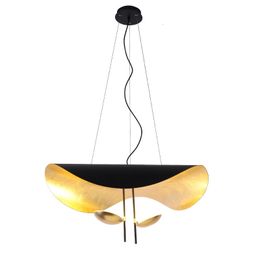 Andere huizentuin Nordic Art Flying Shuttle Hat Led kroonluchter keuken verlichtingsarmaturen Penthouse Restaurant Hangende decoratie Indoor verlichting 230419