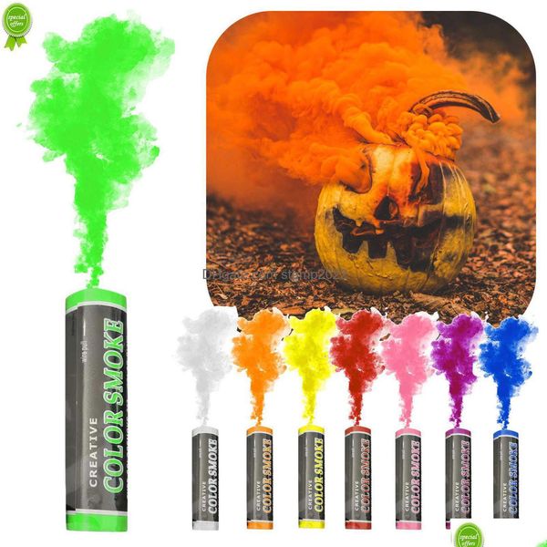 Otro hogar jardín otro hogar jardín colorf efecto humo tubo botella estudio coche p ografía juguete boda halloween spraysupplies bomba sm dhbjv