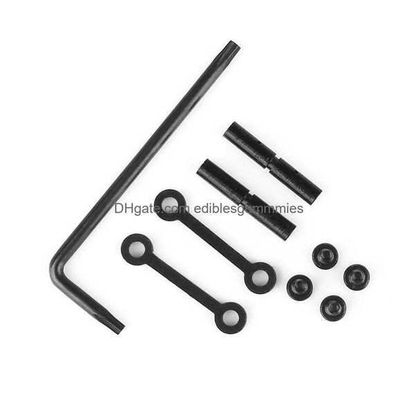 Otro Home Garden Otros Accesorios tácticos M4 M16 Ar 15 Pasadores de rotación anti-paseo de acero 223/308 Gatillo Airsoft Drop Del Swimset DHA8M