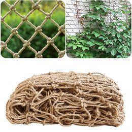 Andere Huis Tuin Plant Ondersteuning Netting 3mm Natuurlijke Jute Touw Klimmen Trellis voor Planten Bonen Vruchten Retro 230704