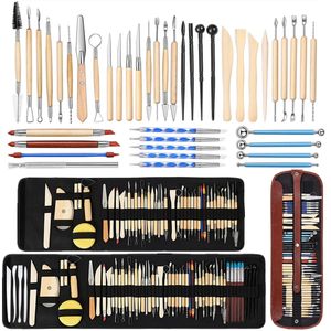 Overig Huis Tuin Aardewerk Klei Beeldhouwen Gereedschap Kit 861 StuksSet Keramische Wax Klei Carving Voor Kunst Ambacht Modellering Tool Set y231124