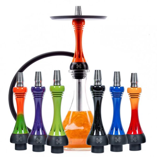 Otro Home Garden Premium Hookah Set Modelo X Multicolor Shisha Chicha Nargile Accesorios para tuberías de agua 230912