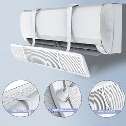 Overig Huis Tuin Intrekbare airconditioning Winddeflector Huishoudelijke hangende airconditionerhoes Anti-direct blazende voorruit Baffle 230727