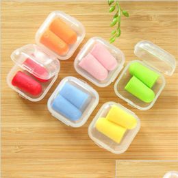 Andere huizentuin Sponge Soft Ear Plug Tapered Travel Slaapgeluiden Preventie Oorvallen reductie geluiddicht voor B NERDSROPEBAGS500MG DHEK6