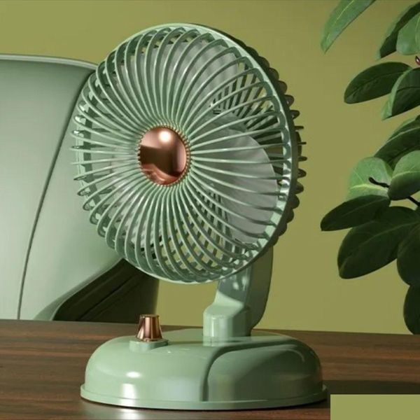 Autre maison jardin Typec tête oscillante rechargeable mini ventilateur portable pour utilisation de bureau en plein air 230617 livraison directe Dhyl0