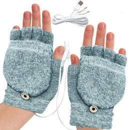 Autre maison jardin gants chauffants USB hiver thermique chauffe-mains gant chauffant électrique pour bureau intérieur vélo cyclisme sécurité 5V goutte 231211