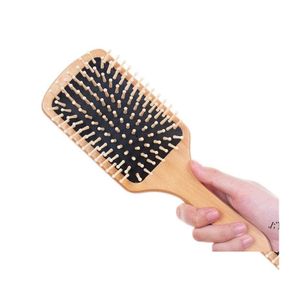 Andere huizentuin Wood Comb Professional Healthy Hairbrush Scalp Hair Care PAB12003 Drop levering otwys