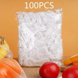Andere thuisopslagorganisatie Wegwerpvoedselafdekking Saran Wrap Plastic zak Kwaliteit Fruit Groente Elastisch Keuken Vers houden 231010