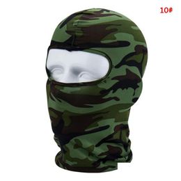 Autre Textile de Maison Coupe-Vent Cyclisme Masques Fl Hiver Réchauffeur Clavas Mode Vélo En Plein Air Sport Écharpe Masque Vélo Snowboard Ski Dhegk