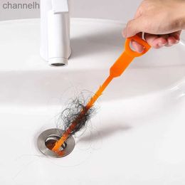 Autres outils de nettoyage ménagers Accessoires 1pc canal d'eau tuyau de cheveux drague évier de cuisine salle de bains toilettes dissolvant déboucheur drain serpent outil 240318