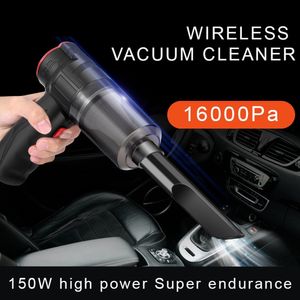 Autres outils de nettoyage ménager Accessoires 16000Pa 150W Aspirateur de voiture sans fil Blowable sans fil 2 en 1 Handheld Auto S Home Dual Use Mini Clea 230320