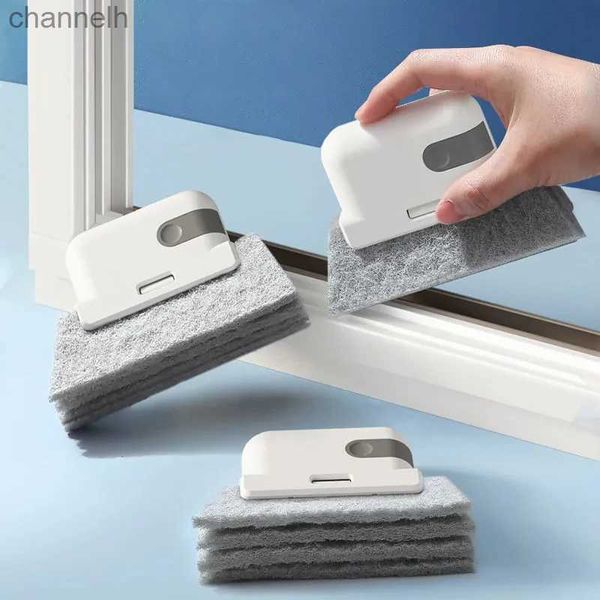 Otras herramientas de limpieza para el hogar Accesorios Herramienta de ranura de ventana Cepillo de lavado Puerta corrediza Pista de mano Limpiador de grietas Cocina 240318