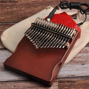 Autres articles ménagers 17 touches Kalimba Thumb Piano Wood Mbira Instrument de musique Livre d'apprentissage Cadeau de Noël Drop Livraison 2021 Ho Dhts0