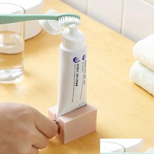 Andere huishoudelijke zonne￫n 1 st. Huis Plastic Tootaste Tube Squeezer Easy Dispenser Rolling Holder badkamer aanbod Tandreiniging Accesso DHSYO