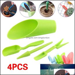 Andere huishoudelijke zonnewogels 4PCS Mini Garden Tool Sugent Planting Kit Home Gardening Transplantatie Drop levering OT3TC