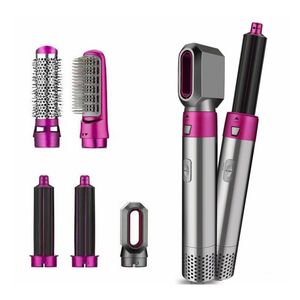 Andere huishoudelijke accessoires Elektrische haardroger 5 in 1 kam Negatieve ionen stijltang Blaaslucht Afneembare omslag Curling Wand Borstel Drop Dhnlt