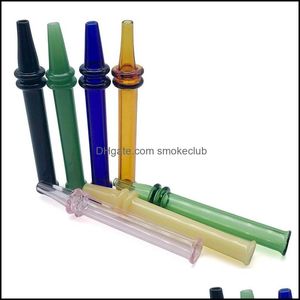 Autres Articles Ménagers Maison Gardenlastest Mini Avec Stylo Style Chaleur Rapide Nc Aessories Dab Tube Droit Embout En Verre Pour Dabs Rig Fumer Dr