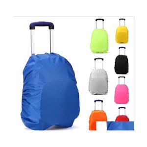 Autres articles ménagers Enfants Valise Chariot Sacs d'école Sac à dos Preuve de pluie Er Lage Protection étanche Ers Schoolbag Dust Drop Dhkrg