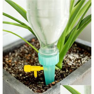 Otros artículos diversos para el hogar Sistema de riego por goteo Matic DIY Waterers Taper Riego Agua Maceta Planta Las flores Entrega de gotas Inicio Dhawe