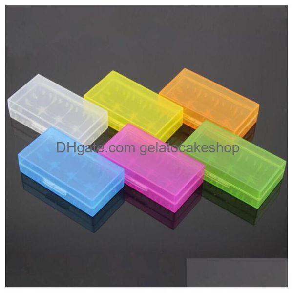 Otros artículos diversos para el hogar Caja de batería de plástico portátil Caja Titular de seguridad Contenedor de almacenamiento Paquete de baterías para 2X o 4X18350 Litio Dht8N