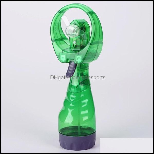 Otros artículos para el hogar Spray de agua Mini ventilador Batería de mano Pequeños ventiladores Mango de viaje Deportes de verano Regalo al aire libre Unisex Creativo Dhgyr