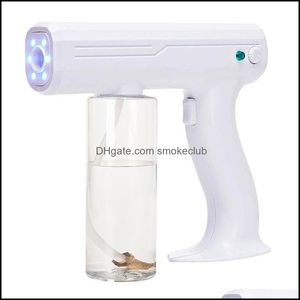 Autres Housekee Organisation Home Garden Handheld Wireless Nano Spray Gun Blue Ray Anion Pulvérisateur de désinfection par atomisation Big Power Househol