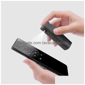 Otra organización de limpieza 2 en 1 Phone Sn Cleaner Liquid Microfiber Cloth para Pad Laptop Desktop Pc Keyboard Lcd Camera Lens Dhdpx