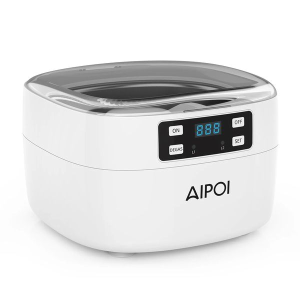 Otra organización de limpieza AIPOI 750 ml Limpiador ultrasónico Joyería Reloj Gafas Anillo Máquina de limpieza por ultrasonido Máquina de baño Electrodomésticos 231019