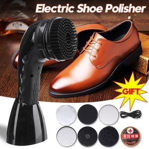 Autre organisation de ménage électrique cireuse à chaussures portable portable automatique brosse en cuir dispositif de nettoyage outil de nettoyage batterie alimentation 230830