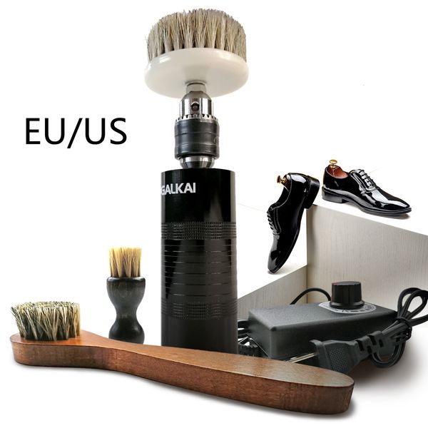 Autre organisation de ménage Professionnel à vitesse réglable Cireuse à chaussures électrique Shine Kit de soins du cuir Kit de nettoyage de bottes de polissage Brosses 230926