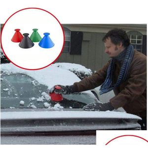 Autre organisation de ménage neige magique fenêtre pare-brise voiture lanceur cône en forme d'entonnoir ménage nettoyage outil multifonctionnel Dhijw