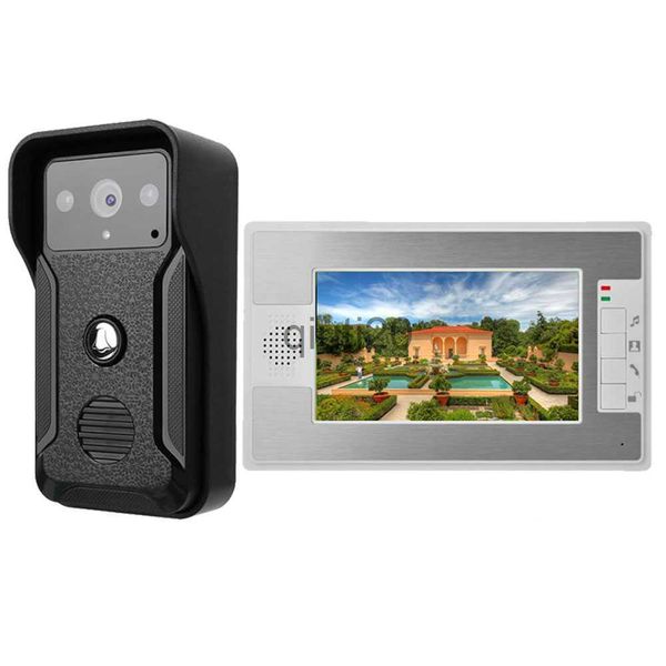 Otros intercomunicadores Control de acceso MOUNTAIONE Seguridad Pantalla a 7 colores Videoportero para el hogar Kits de campanas para el hogar Familias Control de acceso a la puerta Sistemas de intercomunicación x07