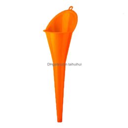 Andere interieuraccessoires 1/2pcs Automotor Tanking Funnels met filterverlengingspijp Motorcycle Truck Oil Diesel Gasolin DHTA2