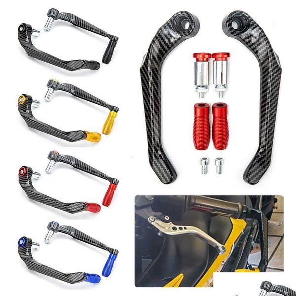 Otros accesorios interiores, 2 uds., manillar de motocicleta, freno, palancas de embrague, Protector, manillar, barra, piezas de Moto, bicicleta, CNC, aluminio, Add Dhidz