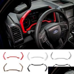 Andere interieuraccessoires Abs dashboardversiering decoratie voor Ford F150 F250 F350 Super Duty interieuraccessoires Drop Delivery Automob Dhuhf