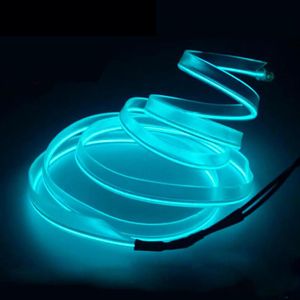 Autres accessoires intérieurs Lampe ambiante RVB Voiture LED Néon Lumière froide Auto Atmosphère Refit Décoration Bandes Shine Usb Briquet Dri230Z