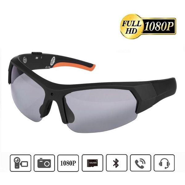 Autres accessoires d'intérieur Lunettes de soleil Bluetooth Caméra Portable Sports pratiques Enregistreur vidéo HD 1080P pour l'escalade en plein air Yeux d'équitation G