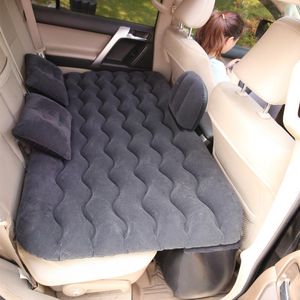 Autres accessoires intérieurs matelas pneumatique de voiture lit de voyage canapé de siège arrière gonflable étanche à l'humidité pour avec pompe