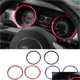 Overige interieuraccessoires Auto-instrumentenpaneel Abs Decoratie sierring voor Ford Mustang - Hoge kwaliteit Drop Delivery Mobiles Motorc Dhkna