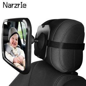 Andere interieuraccessoires Auto achteruitzicht spiegel groot formaat verstelbare brede achterbank baby kind kinderen veiligheid hoofdsteun monitor