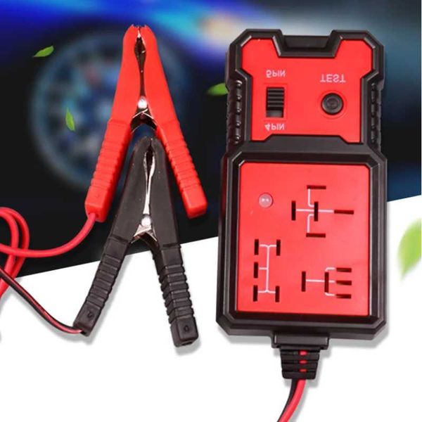 Otros accesorios interiores Probador de relé de automóvil 12V Probador de relé automotriz electrónico Universal para comprobador de batería automático Analizador de alternador Herramienta de diagnóstico