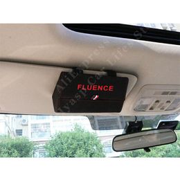 Andere interieuraccessoires Auto Visor Zonnebril Kast voor Fluence Turn Lederen Glass