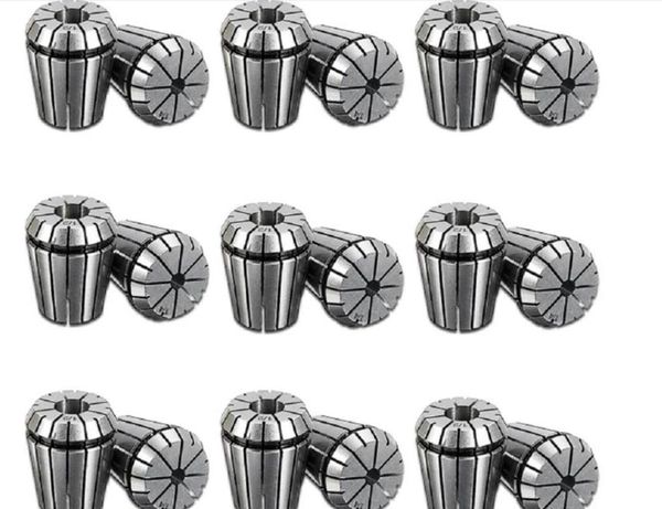 Autres accessoires intérieurs ER40 Collet Tool Jeu de ressorts de précision de 3 mm à 26 mm Mandrin CNC pour outils de tour de fraisage et moteurs de broche