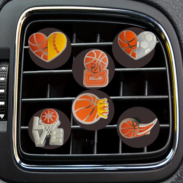 Autres accessoires intérieurs Park de basket-ball fluorescent 10 dessin animé Air Vent Clip Outlet Per Clips Remaidener Drop Drop Deved Otuyq